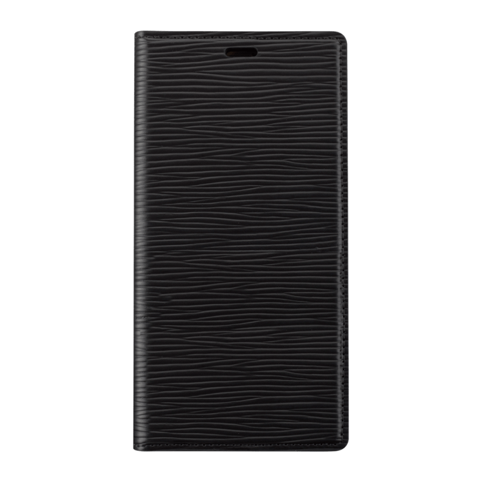 Diarycase 2.0 Coque clapet en cuir v&eacute;ritable avec support aimant&eacute; pour Apple iPhone 12 Pro Max, Noir Minuit