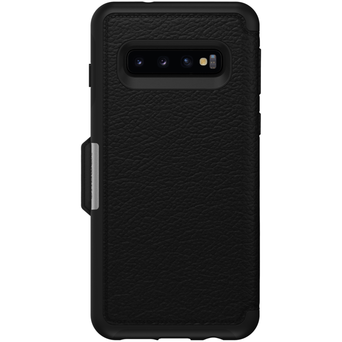 Otterbox Strada Series Coque Clapet pour Samsung Galaxy S10, Noir C&eacute;leste
