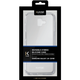 Coque hybride invisible Samsung Galaxy J6+ 2018, Transparent