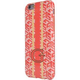 Guess G-Cube Coque pour Apple iPhone 6/6s, Orange