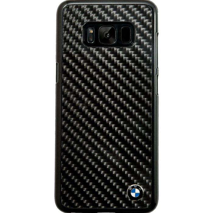 BMW Coque carbone v&eacute;ritable pour Samsung Galaxy S8, Noir