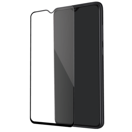 Protection d'écran en verre trempé (100% de surface couverte) pour Xiaomi Redmi 8 Pro, Noir