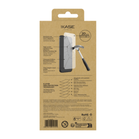 Protecteur d'&eacute;cran en verre tremp&eacute; de qualit&eacute; sup&eacute;rieure (60% verre tremp&eacute; recycl&eacute;) pour Apple iPhone 17 Pro, Transparent