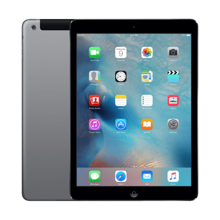 refurbished iPad Air Wifi+4G 16 Gb, Space grey, unlocked
