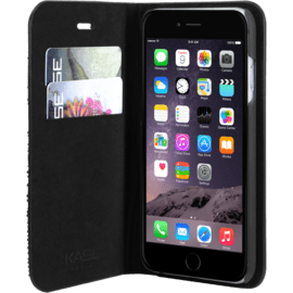 Coque Clapet Bling Strass pour Apple iPhone 6/6s, Minuit Noir