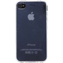 Coque pour Apple iPhone 4/4S, silicone Transparent