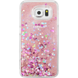 Bling Bling Coque Paillet&eacute;e pour Samsung Galaxy S6, Pink Lady