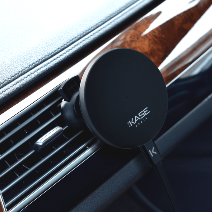 MagSwap 2-in-1 Detachable Wireless Car Charger (15W), Carbon Black