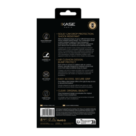 Coque hybride invisible pour Samsung Galaxy S23 FE 5G, Transparente