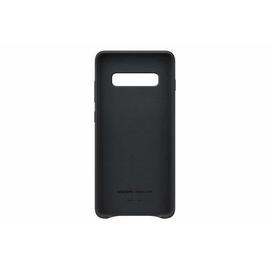 Coque en cuir Noir pour Galaxy S10+