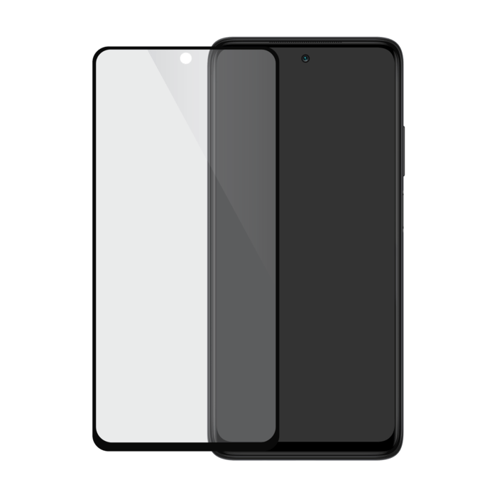 Protection d'écran en verre trempé (100% de surface couverte) pour Xiaomi 10T Lite, Noir