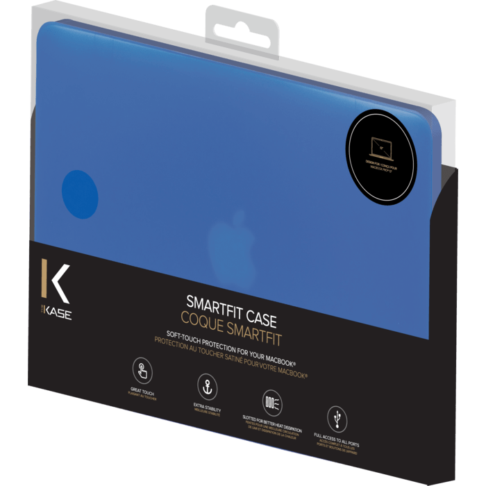SmartFit Coque int&eacute;grale pour Apple MacBook Pro 13 pouces, Bleu