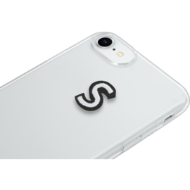 Case Letter S Embroidered Sticker