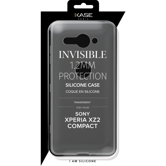 Coque Slim Invisible pour Sony Xperia XZ2 Compact 1,2mm, Transparent