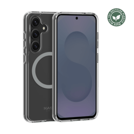 Coque antichoc magn&eacute;tique invisible Fabriqu&eacute; Avec du 75% Plastique Recycl&eacute; pour Samsung Galaxy S25+ 5G, Transparente