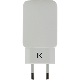 Case Universal Dual USB Charger (EU) 3.1A, Bright White