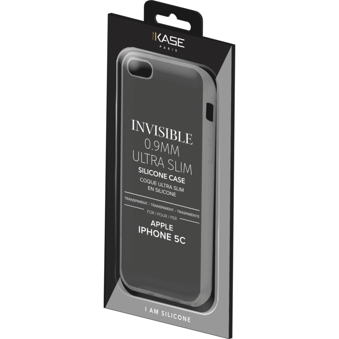 Coque Slim Invisible pour Apple iPhone 5c 0,9mm, Transparent