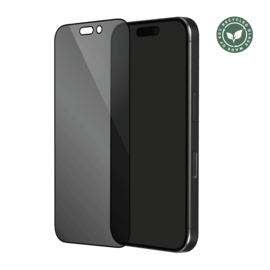 Protection d'&eacute;cran Priv&eacute;e en verre tremp&eacute; (60% verre tremp&eacute; recycl&eacute;) pour Apple iPhone 16 Pro Max, Noir