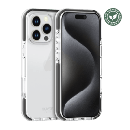 Coque Sport mesh pour 60% de plastique recycl&eacute; Apple iPhone 16 Pro Max, Noir