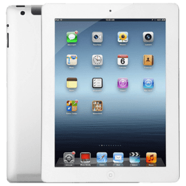 Case iPad (4th generation) Wifi+4G reconditionn&eacute; 32 Go, Blanc, d&eacute;bloqu&eacute;