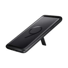 Coque renforcée avec fonction Stand Noir Galaxy S9