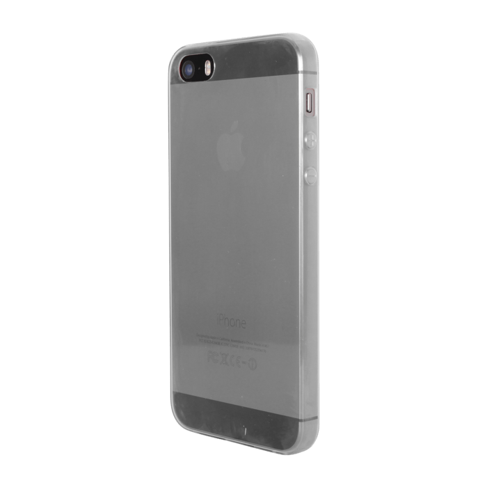 Custodia per Apple iPhone 5/5s/SE, rivestita di silicone trasparente ultra-slim da 0,6mm