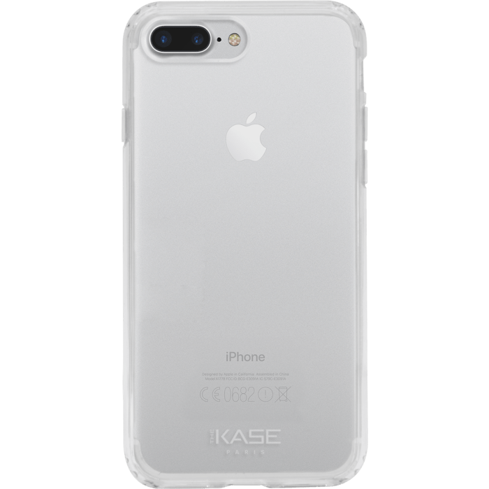 Coque hybride invisible pour Apple iPhone 7 Plus/8 Plus, Transparent