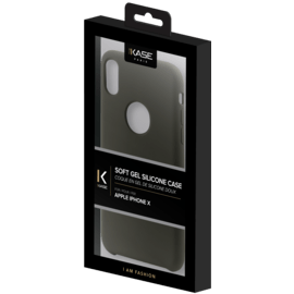 Coque en gel de silicone doux pour Apple iPhone X, Vert olive fonc&eacute;