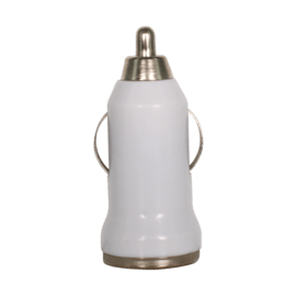 Chargeur de voiture prise USB, Blanc