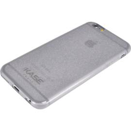 Coque en silicone paillet&eacute;e slim pour Apple iPhone 6/6s 0,9mm, Noir transparent