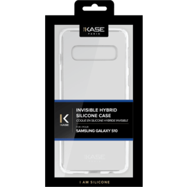 Coque hybride invisible pour Samsung Galaxy S10, Transparente