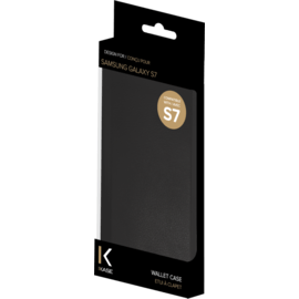 Etui &agrave; clapet pour Samsung Galaxy S7, Noir