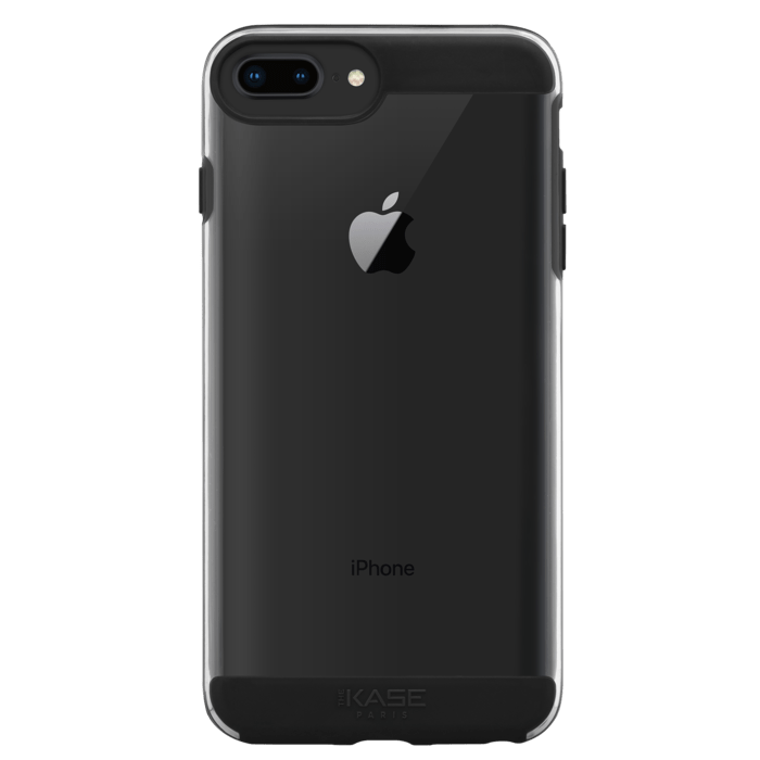 Air Coque de protection pour Apple iPhone 6 Plus/ 6s Plus/ 7 Plus/8 Plus, Noir