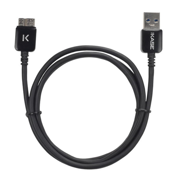 C&acirc;ble USB 3.0 pour Samsung Galaxy Note 3/S5, Noir