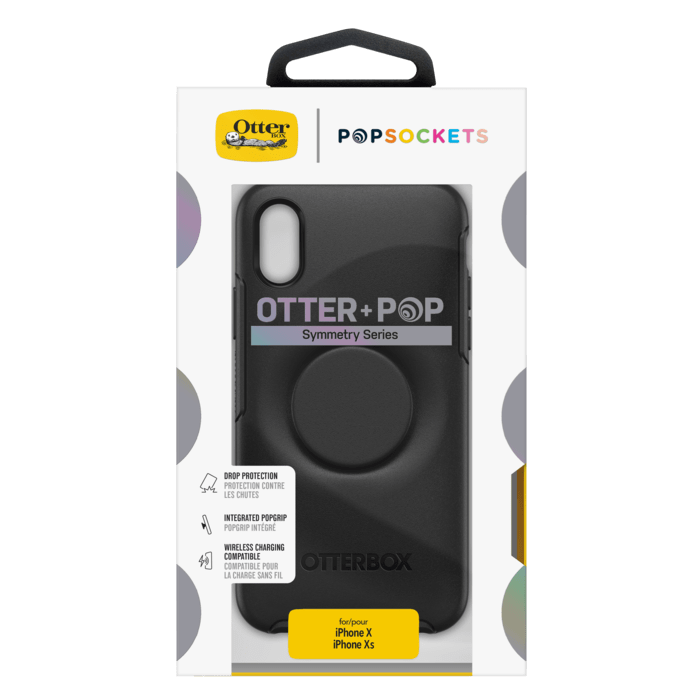 Otter+Pop Symmetry series Coque pour Apple iPhone X/XS, Noir