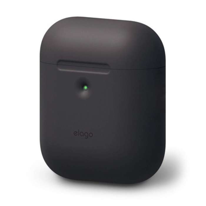 Airpod Protection en  Silicone /  Noir