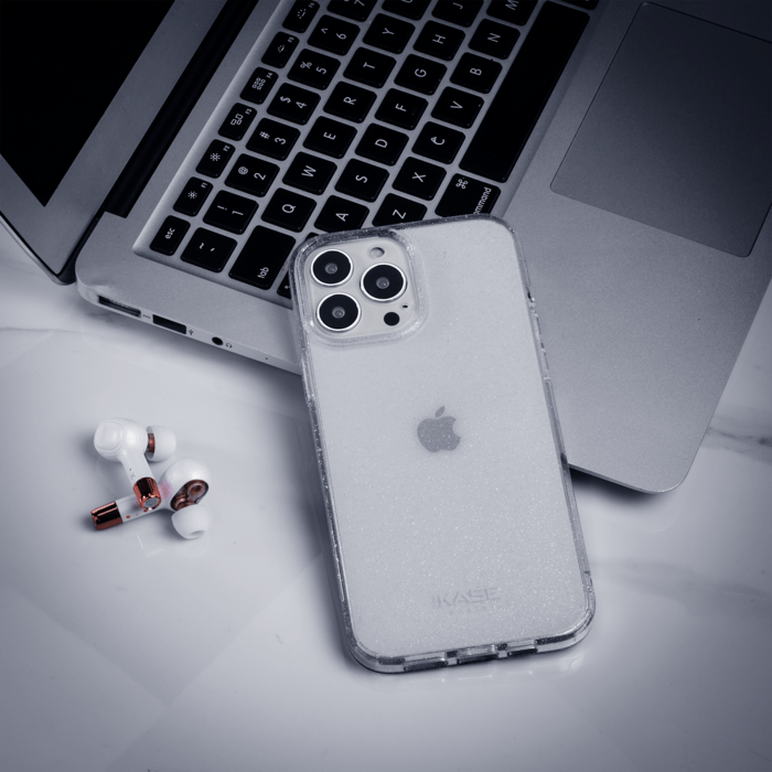 Coque hybride &eacute;tincelante invisible GEN 2.0 pour iPhone Apple iPhone 13 Pro Max, Transparente