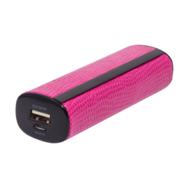 Case Fashionista Power Bank, 2600 mAh, Lizard Pink