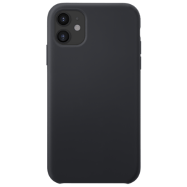 Soft Gel Silicone Case for Apple iPhone 11, Satin Black