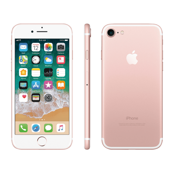 iPhone 7 reconditionn&eacute; 32 Go, Or rose, d&eacute;bloqu&eacute;