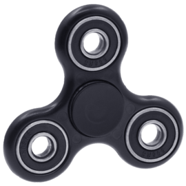 Case Fidget Spinner, Matte Black
