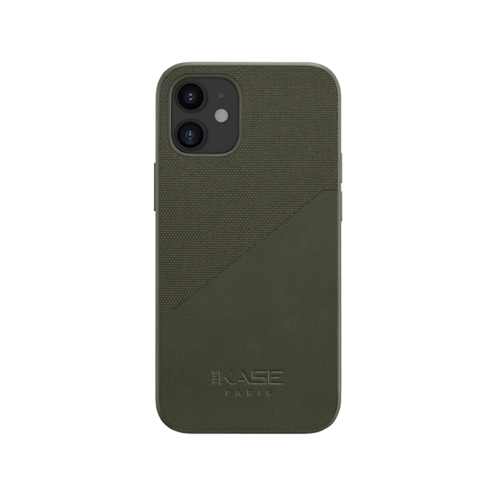 Coque Origami duo pour Apple iPhone 12 mini, Vert camouflage