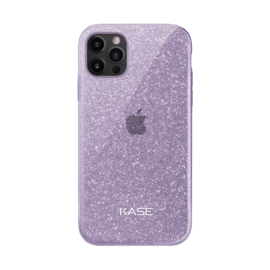 Coque slim pailletée étincelante pour Apple iPhone 12/12 Pro, Violet