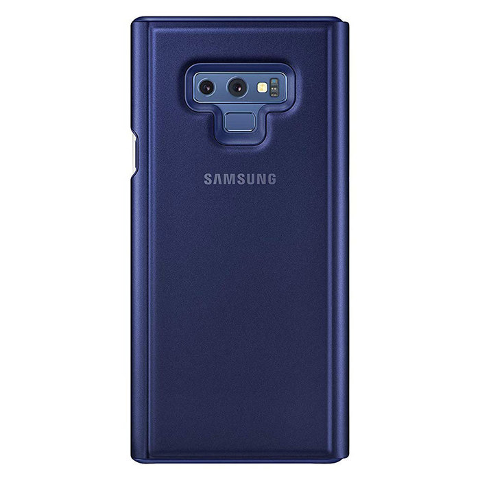 Clear View cover Bleu avec fonction stand Note 9