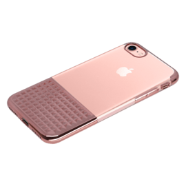 Invisible Ultra Slim Studded Case for Apple iPhone 7/8 0.8mm, Rose Gold