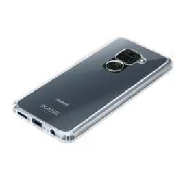 Coque hybride invisible pour Xiaomi Redmi Note 9, Transparente