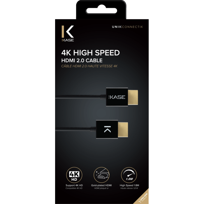 C&acirc;ble HDMI 2.0 haute vitesse 4K