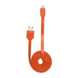 Cable Lightning plat vers USB (1m), Orange