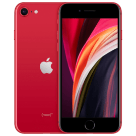 Case iPhone SE 2020 reconditionn&eacute; 64 Go, Rouge, d&eacute;bloqu&eacute;