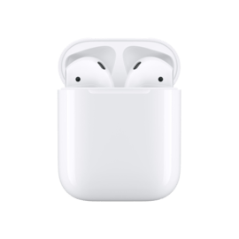 Apple Airpods 2 (2019) avec le boitier de recharge - &eacute;couteurs intra-auriculaires Bluetooth blancs